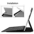 For Microsoft Surface Pro 9 Custer Pure Color Holder Leather Case. 
