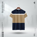 Fabrilife Mens Premium Designer Edition T Shirt - Tan. 