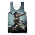 Pheshion New Fashion men/women Tomb Raider 3D printed sleeveless vest streetwear men loose sporting tank tops A104. 