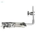 Bass Drum Cowbell Holder Metal Cowbell Clamp Parts Percussion Assembly Kits Accessory.