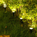 GC Outdoor Solar Spot Lights, 10 LED 3000K Landscape Spotlights, Auto On/Off Outdoor IP44 Waterproof Garden Lamps For Driveway Porch Walkway Yard. 