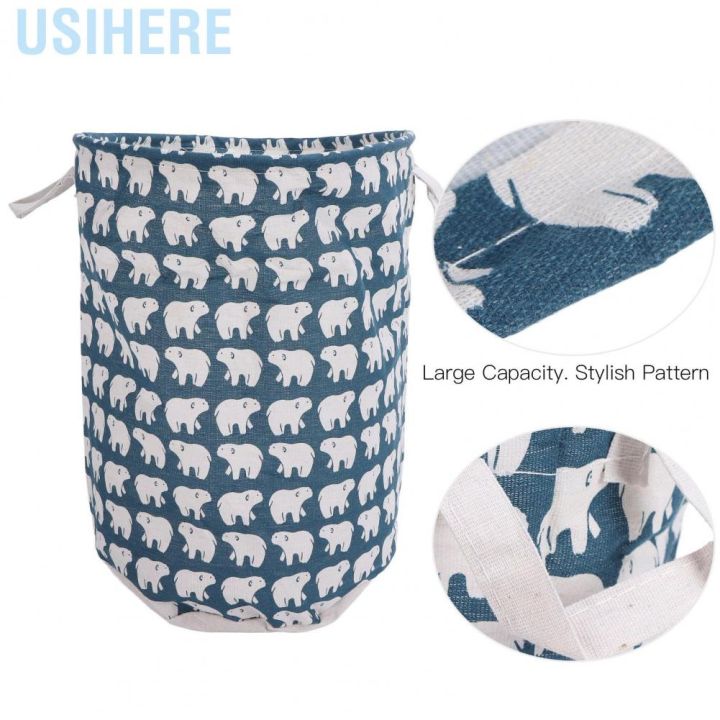 Usihere%20Laundry%20Basket%20Cloth%20Dirty%20Clothes%20Storage%20Hamper%20Baskets%20For%20Massage%20Shop%20Home%20-%20Image%203