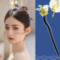 Chinese Style Retro Flower Tassel Hairpin Simple Fairy Hair Sticks Headwear For Women Girls Temperament Hair Accessories Bayline.