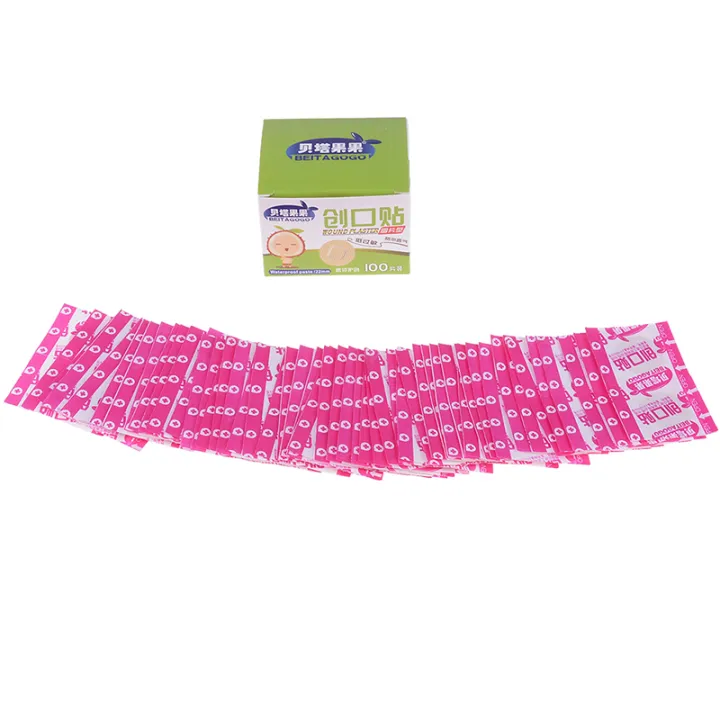 100Pcs/Box%20Mini%20Round%20Disposable%20Medical%20Adhesive%20Bandage%20Band-aid%20Wound%20Plaster%20SUPER%20BABY%20-%20Image%202