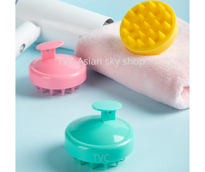 Silicone Shampoo Scalp Hair Massager Shampoo Massage Comb Bath Massage Brush Scalp Massager Hair Shower Brush Comb Care Tool