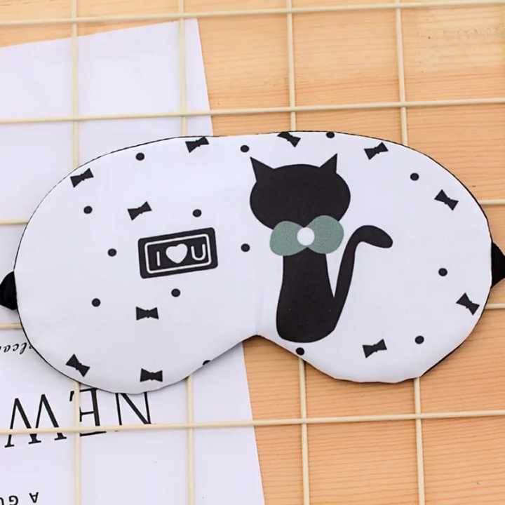 Sleeping Eye Gel Mask Cute Blindfold Sleep Eyes Cover Sleeping Travel Eye Mask