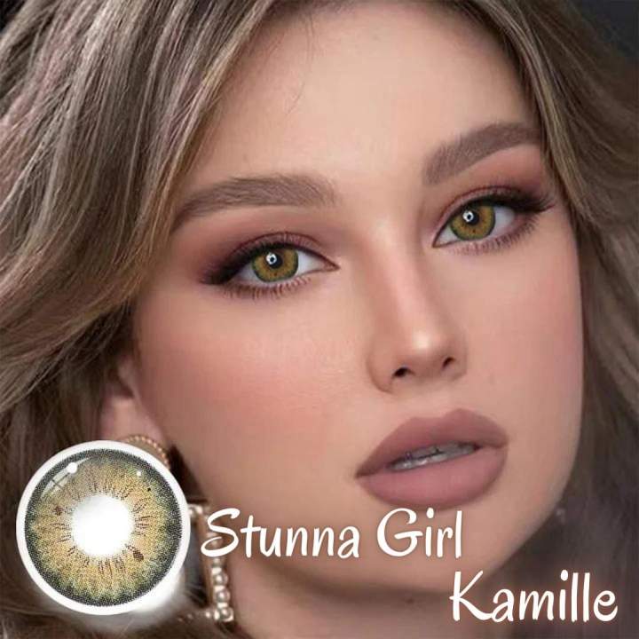New Freshlady Stunna Girl Kamille Color Contact Lens With Regular Kit Box For Men & Women/Unisex.New Fashion Eye Exclusive. Freshlady Stunna Girl Series. #kamille