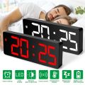 Digital Alarm Clock LED Screen Alarm Clocks Large Mirror Display USB Snooze Function Desk Table Clock Home Decor LED Clock. 
