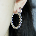 Fashion Accessories Jewellery Subang Silver Earrings Pearl Earrings Design Women. 