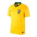 Polyester Short Sleeve Brazil Home Jersey-Yellow – 120 GSM.