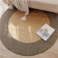 2X Japanese Style Woven Carpet Round Floor Mat Simple Coffee Table Mats Bedroom Living Room Sofa Floor Rugs(S). 
