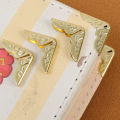 50pcs Book Photo Frame Notebook Antique Decorative Protective Corner. 