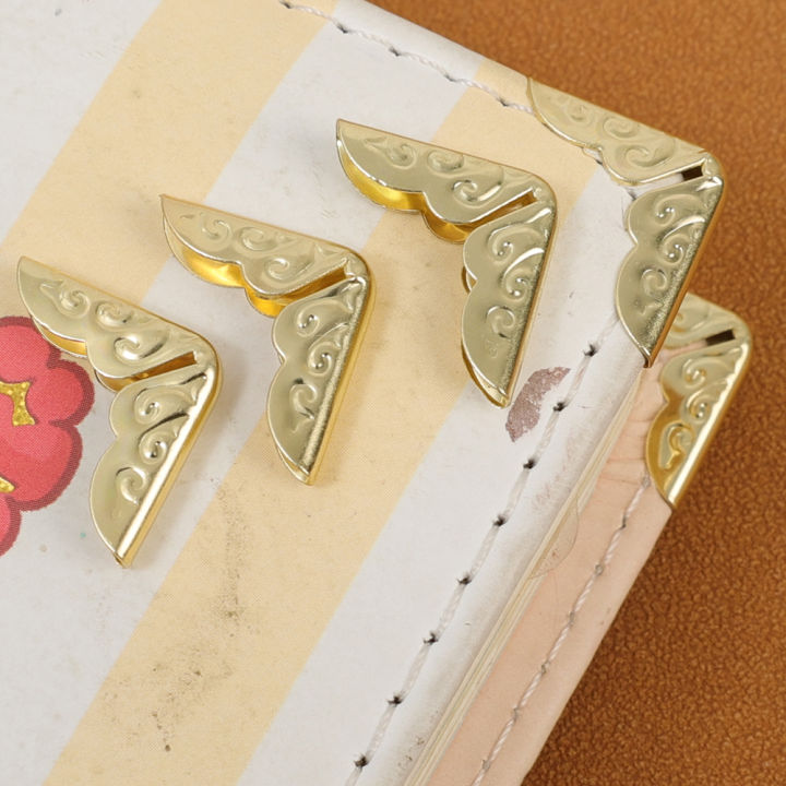 50pcs%20Book%20Photo%20Frame%20Notebook%20Antique%20Decorative%20Protective%20Corner%20-%20Image%203