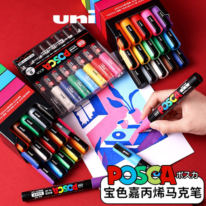 Acrylic Paint Posca Paint Pens All Colors Uni POSCA Marker Pen