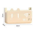 Wall Mounted Storage Box, Wireless WiFi TV Set-top Box, Router Shelf, No Drilling Design, Can Hold Various Small Items At Home_D Shop.