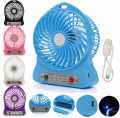 Portable Handheld Rechargeable mini Fan 3 Speed charger fan. 