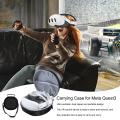 Carrying Case Portable Protection Case VR Headset Storage Bag Travel Storage Case Compatible For Meta Quest 3 VR Headset Handles. 