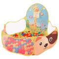 Baby Ball Pool Baby Play Tent Portable Baby Ball Ocean Pool and Basketball Hoop Animal Theme. 