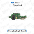 Charging Logic Board For Tecno Spark 4 Charging Port USB Plug PCB Dock Connector Spare parts.