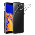 SAMSUNG GALAXY J6 PRIME / SAMSUNG GALAXY J6 PLUS (J6+)  Premium Silicone TPU Ultra-Thin Transparent Flexible Protective Mobile Phone Back Cover - Clear Back Case. 