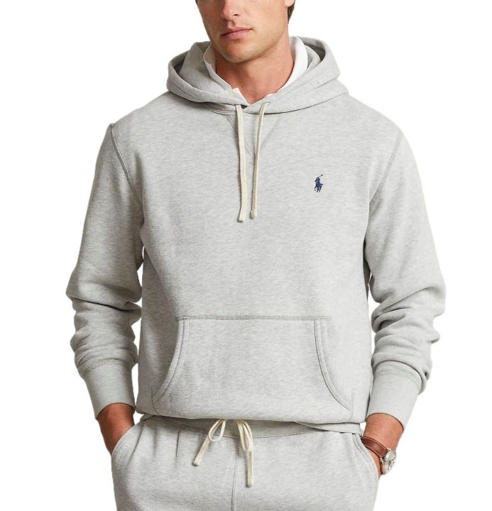 Polo Ralph Lauren embroidered logo Hoodie - Grey