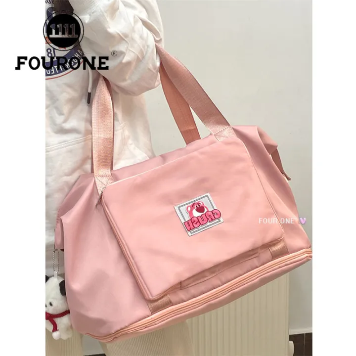 FOUR%20ONETravel%20Bag%20Large%20Capacity%20Women's%20Oversized%20Travel%20Hand-Carrying%20Short%20Travel%20Lightweight%20Student%20Storage%20Luggage%20Bag%20-%20Image%208