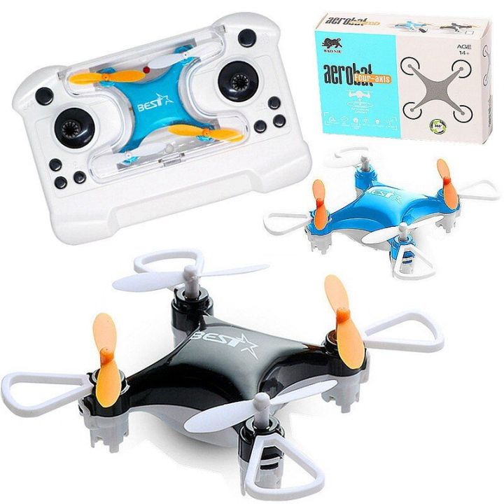 Mini pocket 4 axis aerobat quadrocopter drone with Remote control for kids - dron