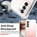 Oppo Reno 12 Pro 5G Premium Silicone Case Crystal Clear Soft TPU Ultra-Thin Transparent Flexible Protective Mobile Phone Back Cover.