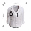 Doctor Coat Pen Pencil Holder Stand For Desk And Offices Tables (Plastic), Stationery, White.