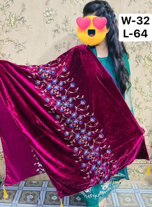 Refined%20Taste%20-%20Korean%20Velvet%20Shawls%20Full%20Embroidery%20Work%20One%20Piece%20Multi%20Color%20For%20Smart%20Women/Girls.%20-%20Durabilty%20Assured%20-%20Image%204