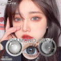 New Diamond/Norko Gray Color Contact Lens with Regular kit box for men,women/Unisex.1pair Color Contact Lens for eye ekeup and cosmetics.Diamond/Norko Series. #norkogray.