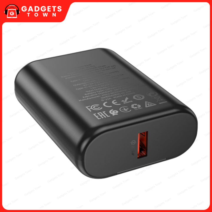 Hoco%E2%80%AFQ3%E2%80%AFPro%E2%80%AF10000mAh%20Power%E2%80%AFBank%E2%80%AF%7C%E2%80%AFPD%E2%80%AF20W%20+%20QC%E2%80%AF22.5W%20Dual%E2%80%91Port%20Fast%20Charge%E2%80%AF%7C%E2%80%AF18W%20Type%E2%80%91C/Micro%E2%80%91USB%20Input%E2%80%AF%7C%E2%80%AFLED%20Display%E2%80%AF%7C%E2%80%AFSlim%2081%C3%9759%C3%9725%E2%80%AFmm%20-%20Image%203