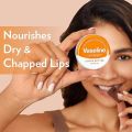 Vaseline Lip Tins Cocoa Butter, 17G|Infused With Cocoa Butter For Hydration & Glossy Shine, Transparent.