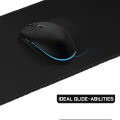 Large Non Slip Thick Rubber Black Gaming Mouse pad - 900 x 400 x 4 mm. 