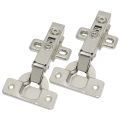 2 Pis Hydraulic Self Closing Straight Conceal Hinge SS Without Push.