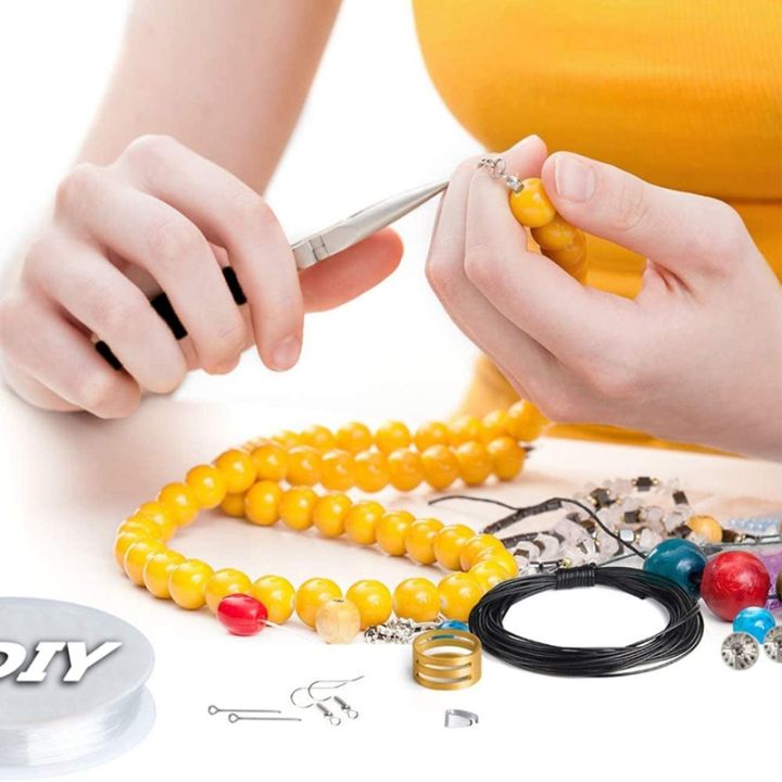 Jewelry%20Making%20DIY%20Bracelet%20Necklace%20Material%20Tool%20Pliers,Jewelry%20Set%20Getting%20Started,Bracelet,Earring%20Making%20Kit%20-%20Image%209