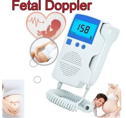 Medical Fetal Doppler Ultrasound Baby Heartbeat Vascular Pocket ...