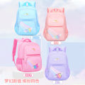 New primary school school bag for girls backpack 1-3-6 grade large capacity waterproof and wear-resistant backpack for girls. 