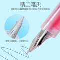 Snow White FP20 Large Capacity Direct Liquid F Pointed Practice Script Signing Pen 8 Colors Available. 