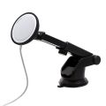 Adjustable Car Phone Holder Charger Cradle Stand Charging Dock For iPhone 12 Magnetic Magsafing Charger Dock Station Bracket (excluding wireless charger).