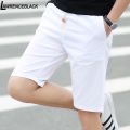 Brand 2022 New Summer Casual White Shorts men's summer Basic Short men's Korean slim cotton versatile fashion mens beach pants. 