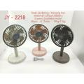 JY Super JY-2218 AC/ DC Rechargeable Moving Fan 45 Degree Rotating.