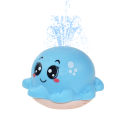 Creative Water Spray Bath Toy Octopus Shape Led Light Water Spray Ball Baby Bath Water Toys Automatic Induction Toys For Kids Gi SnowWhite.