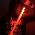 2-in-1 Star Wars Laser Sword 80cm Lightsaber Colorful Flash Stick With Sound For Halloween Dress Up. 