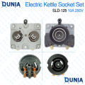 SLD-125 Electric Kettle Socket Set Male Female Double Temperature Control Switch V006871 A046546. 