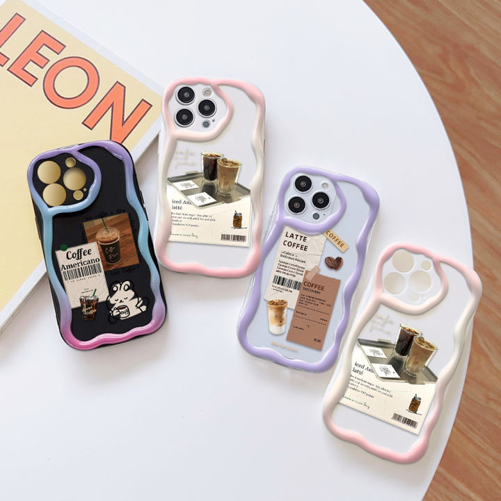 YYDS%20for%20Infinix%20Hot%2030i%20Back%20Cover%20Coffee%20Label%20Case%20Cream%20Texture%20Wavy%20Edge%20Soft%20Silicone%20Mobile%20Cover%20-%20Image%203