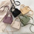 Jacquemus-inspired Bags High-quality Leather Bags Crocodile Pattern Handbags Mini Purses For Travel PU Leather Shoulder Bags. 