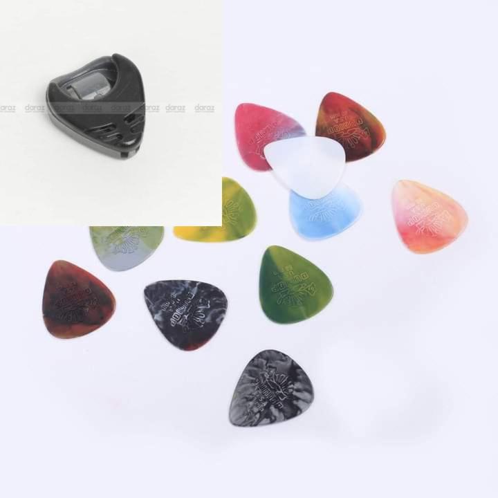 5 পিস পিক এবং 1 পিক হোল্ডার - guitar accessories