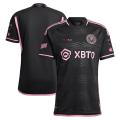 Buy 1 Get 1 Home Kit Free- Inter Miami Away Jersey 23/24 Season Premium Quality Messi Black Jersey. 