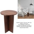 Solid Wood Small Round Table Ancient Tea Colored Wooden Coffee Tea Table For DP. 